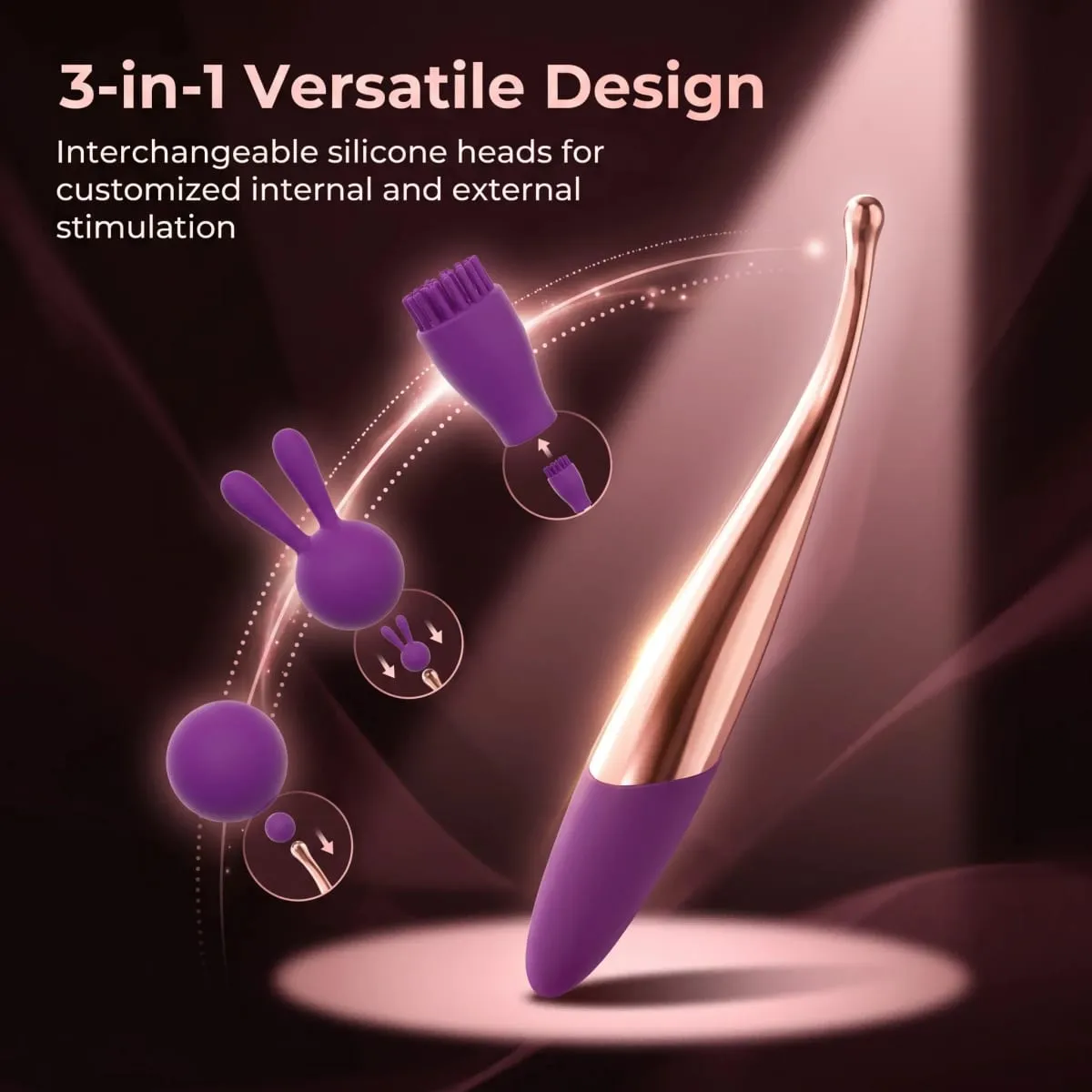 G-point Vibrator Female Magnetic Honey Bean Stimulation Vibrator Multi Frequency Nipple Clitoris Stimulation Sex Toys for Women — image 5