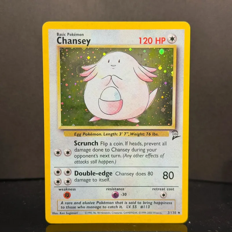 Pocket 2000 Base Set 2 OG Nostalgia Συλλεκτικό Hitmonchan Scyther Clefable Pidgeot Mewtwo Traditional Holo Proxy — image 9