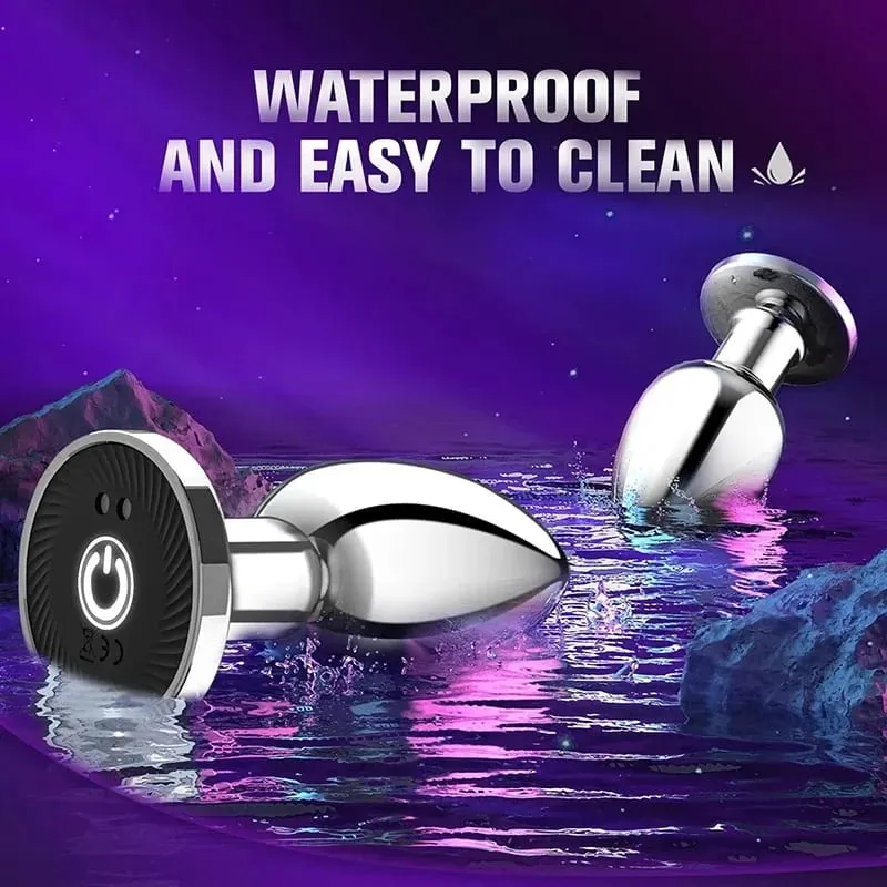 Butt Plug Vibrator נשים מתכת אנאלי תקע דילדו שלט אלחוטי גברים לעיסוי ערמונית ציוד למבוגרים ציוד לאוננות אנאלי צעצועי מין — image 5