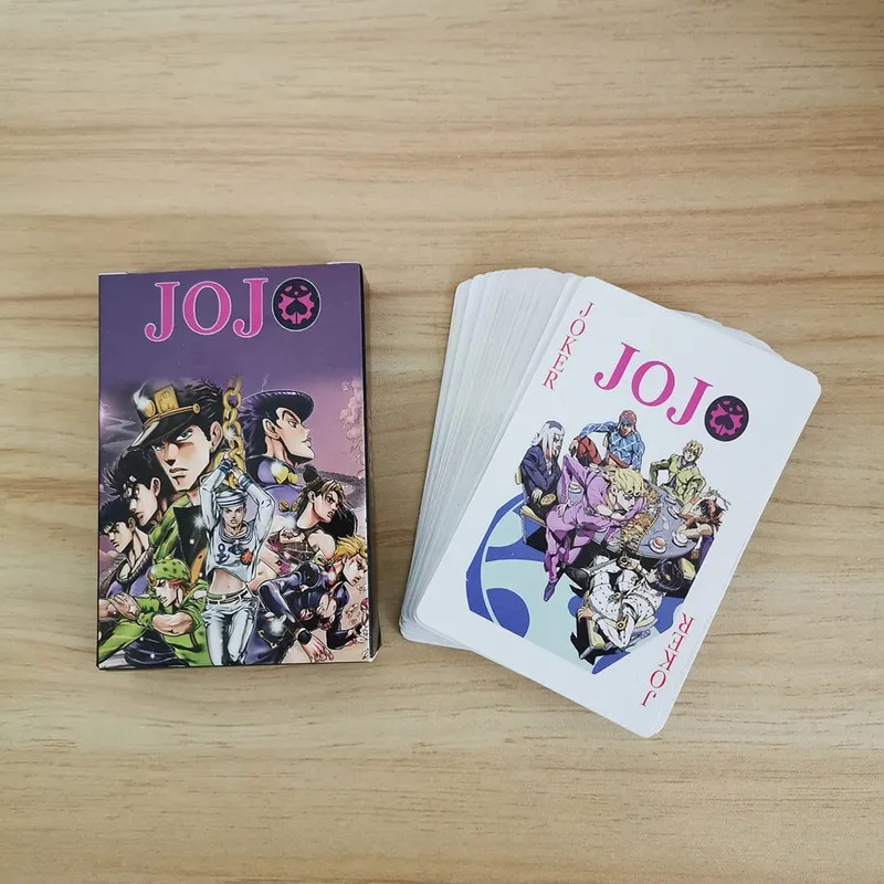 Κάρτες επιτραπέζιου παιχνιδιού Cosplay Joseph Joestar Kujo Jotaro Josuke με σκληρό εξώφυλλο παιχνίδι πόκερ Δώρο με κουτί — image 4
