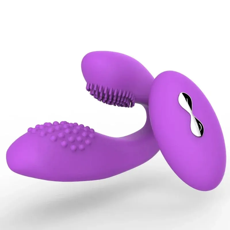 Strapon Dildo Vibrátorok Női Dupla motoros masszázs Anális Klitorisz vaginális G pont Meleg Erotikus intim szexjáték pároknak
