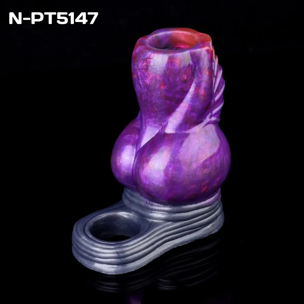 Több típusú, nyitott végű Fantasy üreges műpénisz, szilikon kakashüvely férfi péniszhüvely leesésgátló gyűrűvel, felnőtt szexjátékok 18+