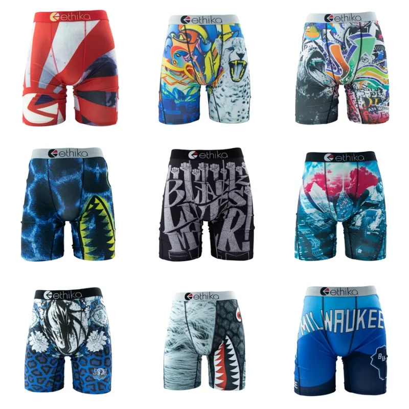 Men Underwear Boxers 1Pcs Sexy Breathable Mesh Crotch Man Swimming Underpants Plus Size Mens Panties Men's Boxers Briefs 3256809681521194 — image 1