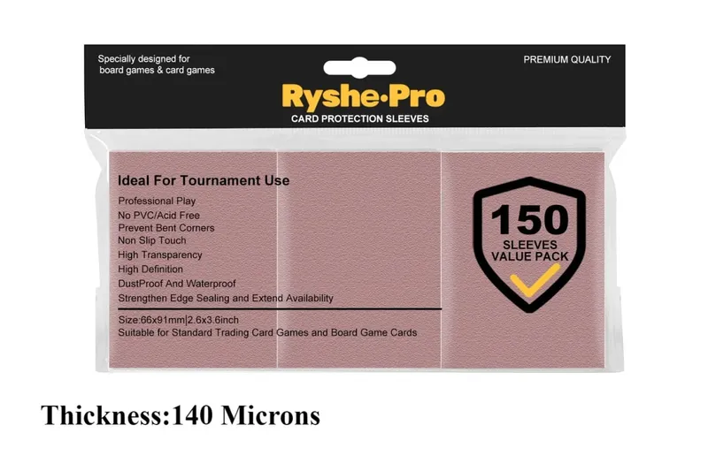 150Pcs Premium Card Sleeves 2,6"x3,6" συμβατές με κάρτες συναλλαγών τυπικού μεγέθους για MTG Pokemon TCG Baseball Card Sport Card — image 14