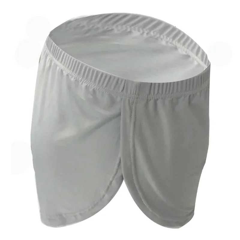 Erkek Külot İç Giyim Boksörler Nefes Erkekler Boxer Pijama Yan Bölünmüş Külot Cueca Homem Şort Pijama