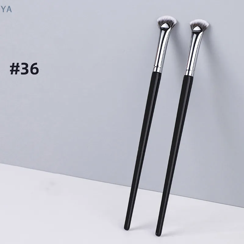 [Y] 1 Pc Waaiervormige Wimper Borstel Zacht Geen Verlies Schoonheid Wimper Make-Up Kwasten Mascara Markeerstift Poeder smudge Tool