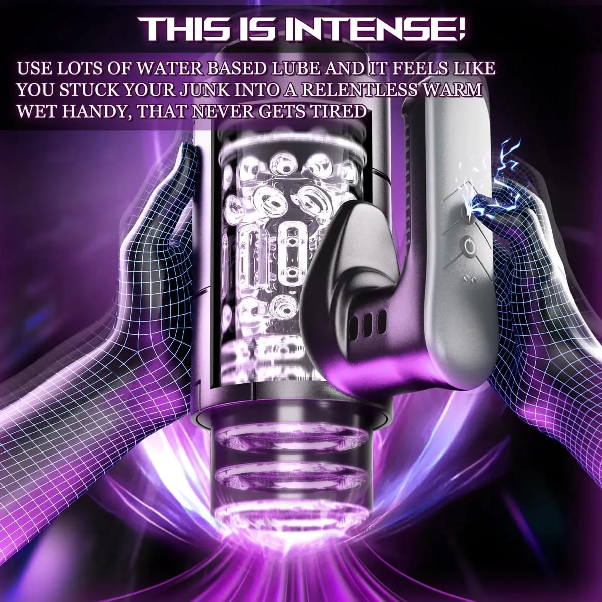Masturbator for Men Automatic Telescopic Silicone Vagina Blowjob Oral Pussy Stimulator Sex Games Είδη για ενήλικες — image 4