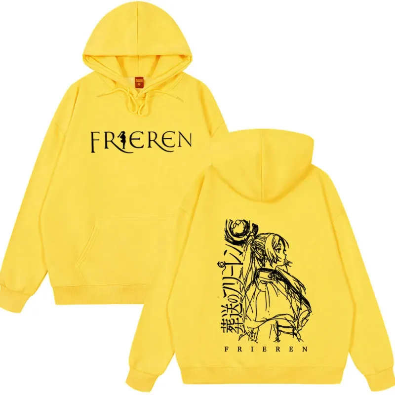 Anime Frieren: au-delà de la fin du voyage sweat à capuche pour hommes femmes vêtements mode polaire sweats hiver mode drôle Style vêtements
