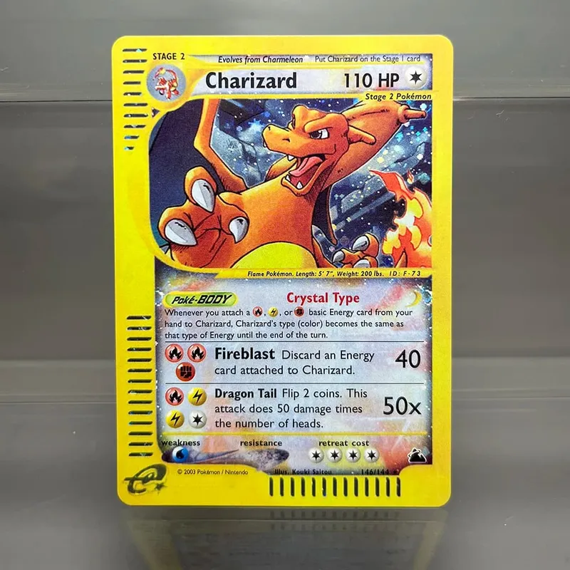 Foil PKM Single Cards Pikachu Charizard EX Bubble Mew Game Rare Collection Κάρτες PTCG Rainbow Proxy — image 8