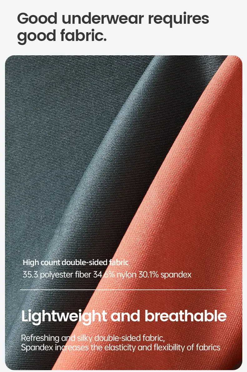Men's ice silk seamless underwear 3D punch mold triangular underpants summer thin bottom pants Men's sports shorts — image 6