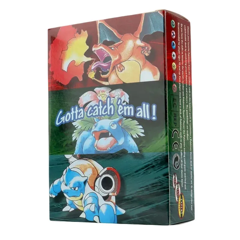 151Pcs/box 1996 1st Edition card Pokémon Rare Charizard Pikachu Mewtwo Blastoise Collecting card toys Αγγλική έκδοση