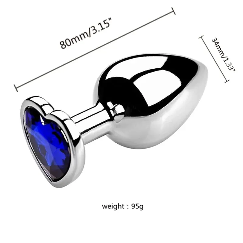 3 Sizes Metal Anal Plug Jewelry Base Beginner To Expert Butt Plug Tail Female Male Adult Toys Dildos Adult Sex Toys Couples — image 9