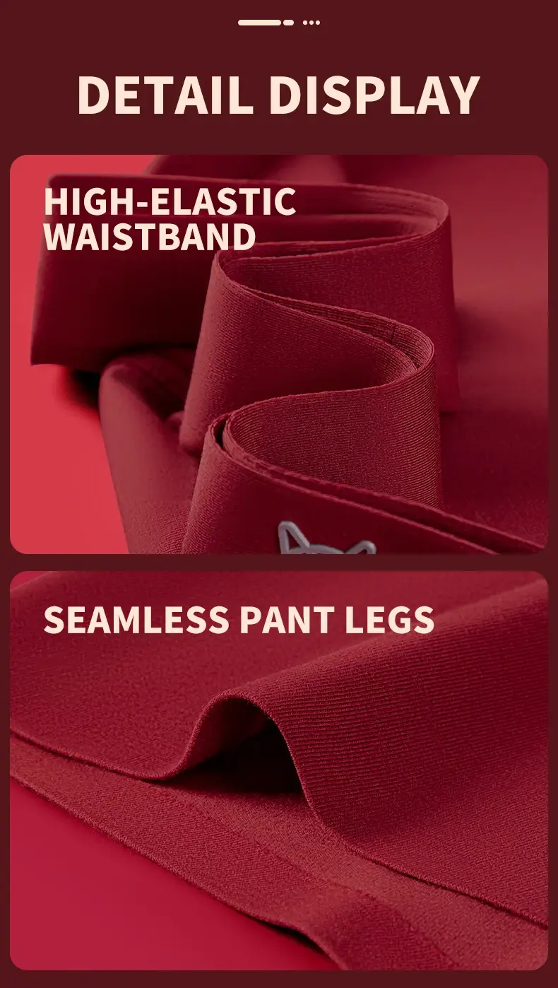 MiiOW 3Pcs Autumn Winter Cotton Men Underwear Lucky Red Men's Panties 7A Antibacterial Men Underpants Breathable Man Boxershorts — image 10