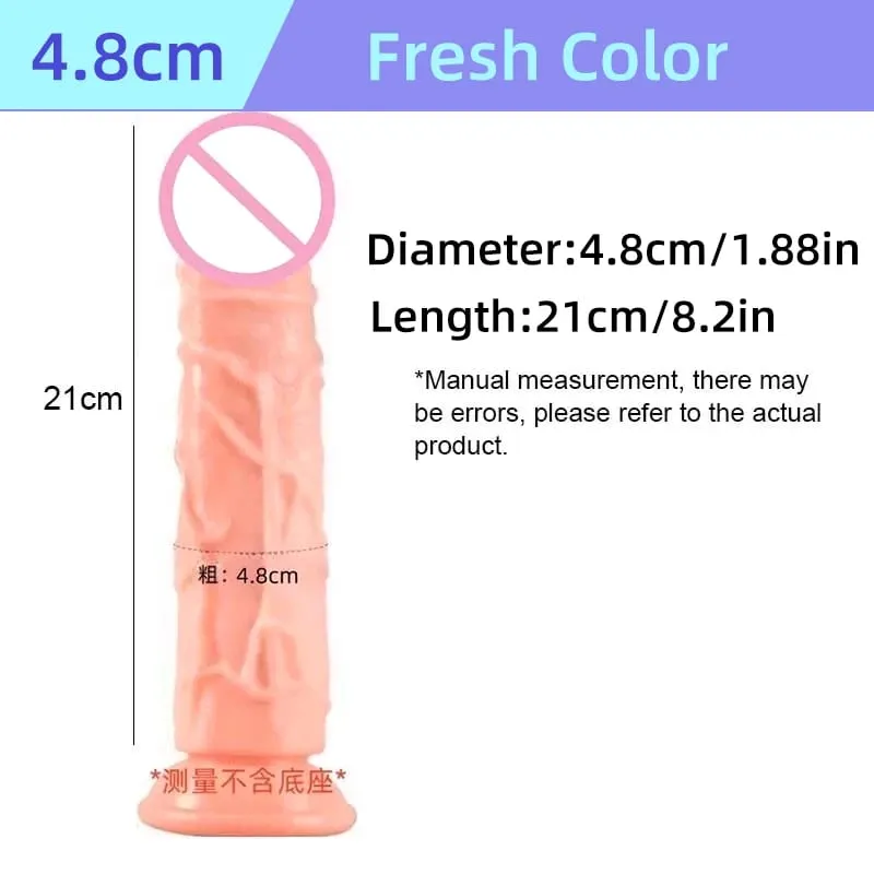 Transparent Soft Jelly Dildo Realistic Fake Dick Penis Suction Cup Dildo Realistic Sex Toys For Lesbian Women Female Masturbator — image 11