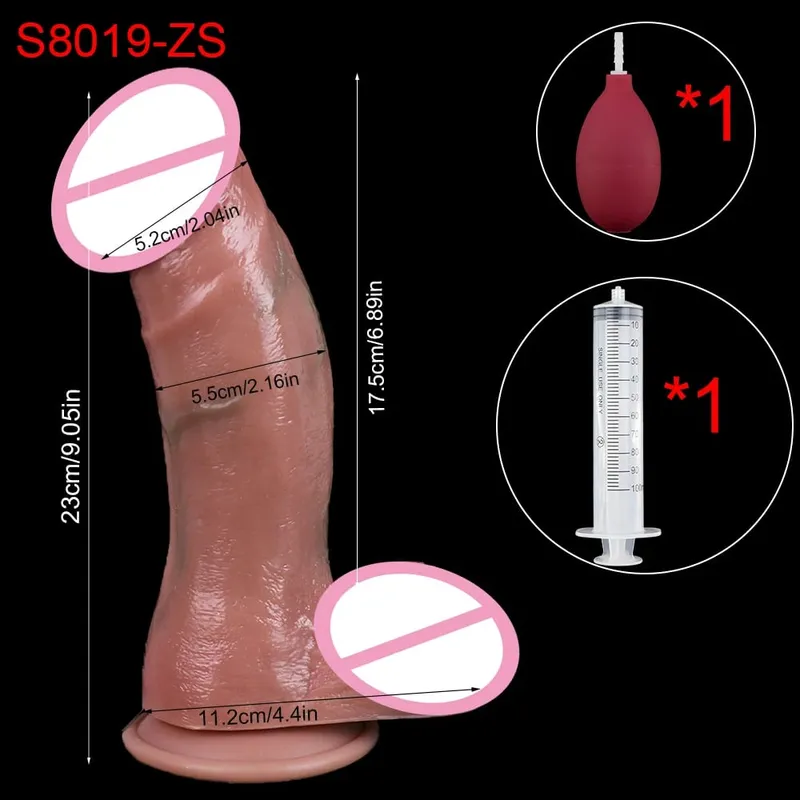 5 Styles Ultra Squirting Dildo Anal Plug Sex Toys For Men Women Gay Masturbator Ejaculating Adult Toys