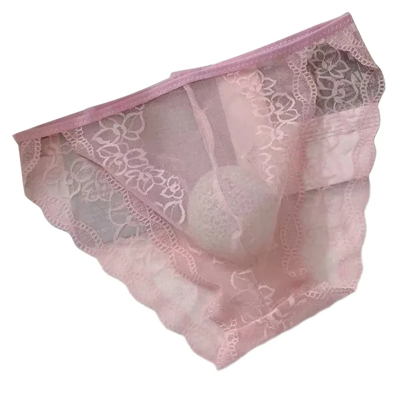 Stretchy Men\'s Lingerie Jockstraps Sheer Pouch Skin,Pink,Black Men Lace Briefs Quick Dry 90 Polyamide 10 Spandex — image 13