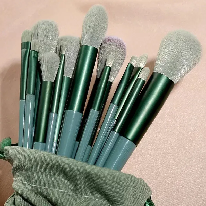 13 個のメイクブラシセットアイシャドウファンデーション女性化粧品パウダー赤面ブレンド美容メイクアップツール初心者のための Hotting — image 12