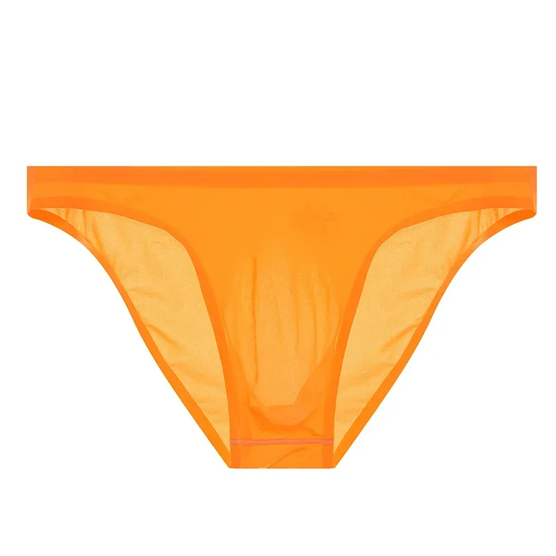 Mens Ice Silk Seamless Ultra-Thin Underwear Transparent Quick Dry Sexy Pouch Briefs Male Seamless Breathable Panties Underpants — image 31