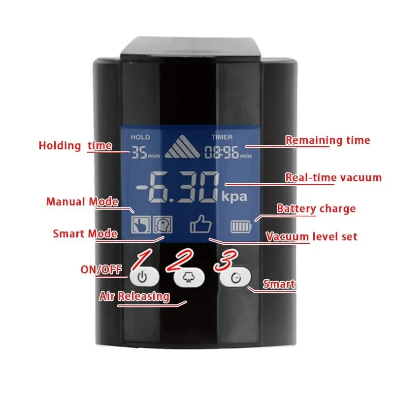 Electric Handle For Acrylic Penis Pump Smart Intelligent Charging Sex Toy Accessories hot Extraction suction Air Sex Machines