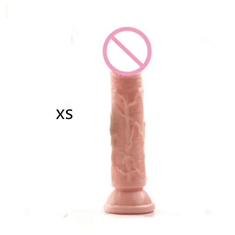 KWD Erotic Soft Jelly Dildo Anal Butt Plug Realistic Strong Suction Cup Adult Toys G-spot Orgasm Big Penis Sex Toys For Woman
