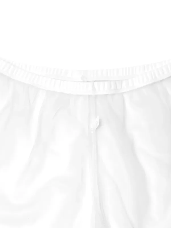1Pc Sexy Sheer Mesh Men Underwear Fashionable Soft Transparent Home Loose Fit Boxing Pants Sleep Shorts Sleepwear Pajama Pants — image 12