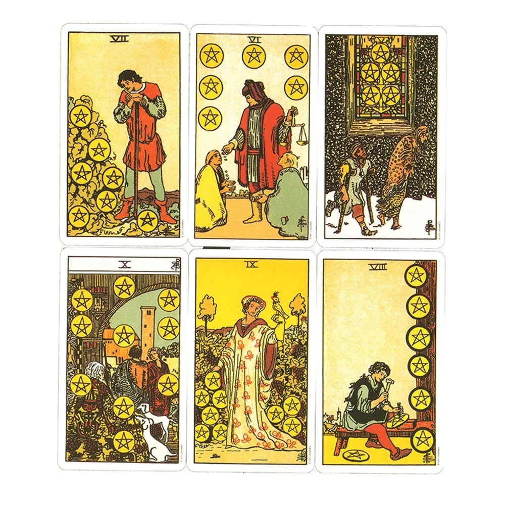 10,3*6cm Original Rider Waite Tarot Deck 78 Pcs Cards for Bbeginners Classic Edition — image 5