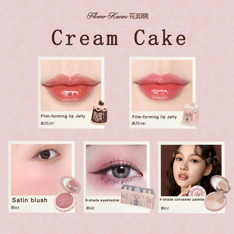 New Arrive Flower Knows The Sweetie Bear Collection Mini Setting Powder Cookie άρωμα και Dual Ended Brow Gel and Pencil — image 10