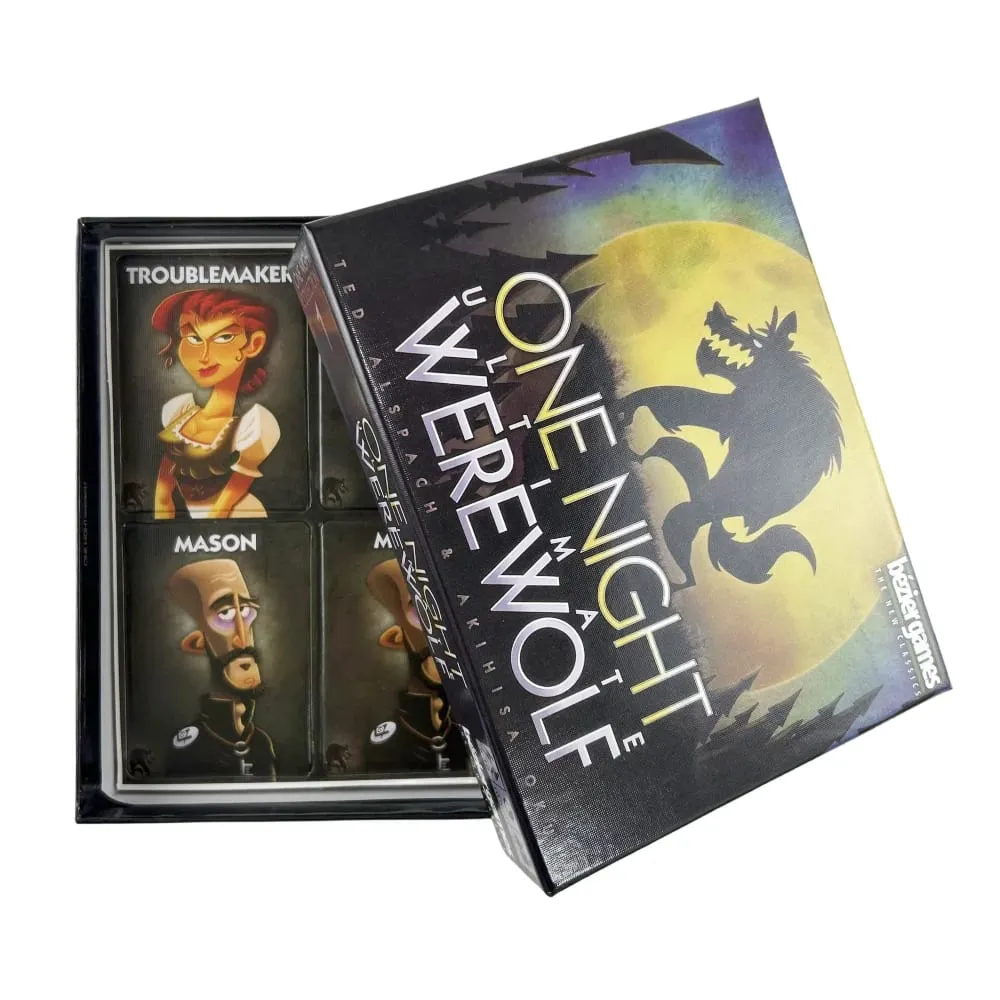 Bezier Games | One Night Ultimate Werewolf | Társasjáték | 14 éven felüliek | 3-10 játékos | 10 perc játékidő