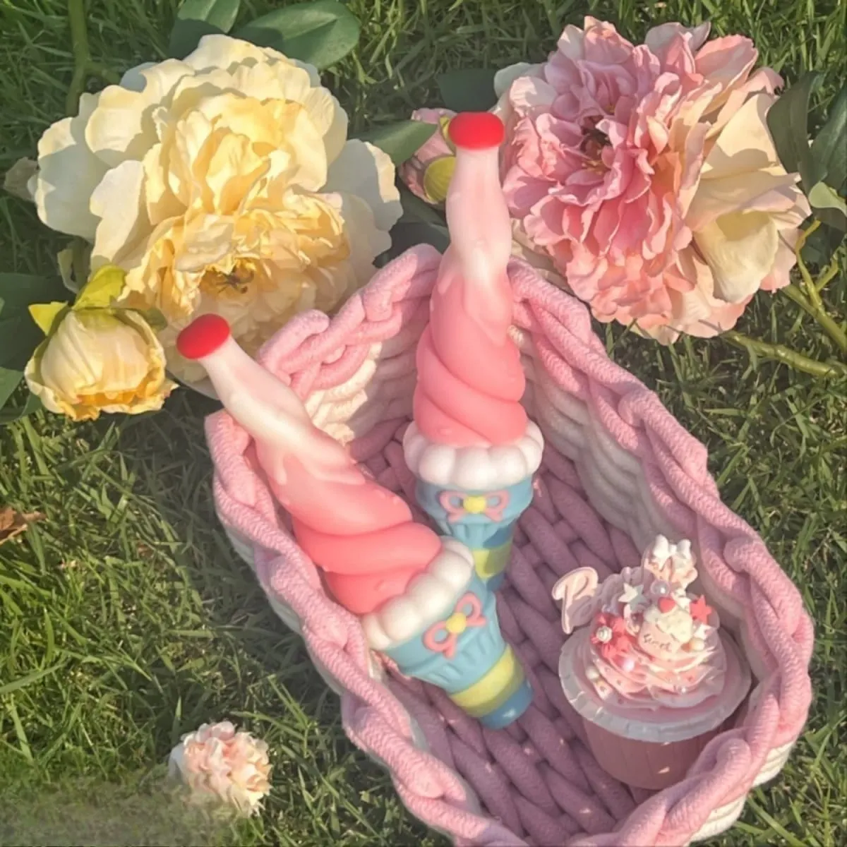 Ice Cream Candy Dildos Vaginal Massager G-spot Clitoris Stimulator Anal Plug Masturbator Big Penis Adult Sex Toys for Woman Men — image 2