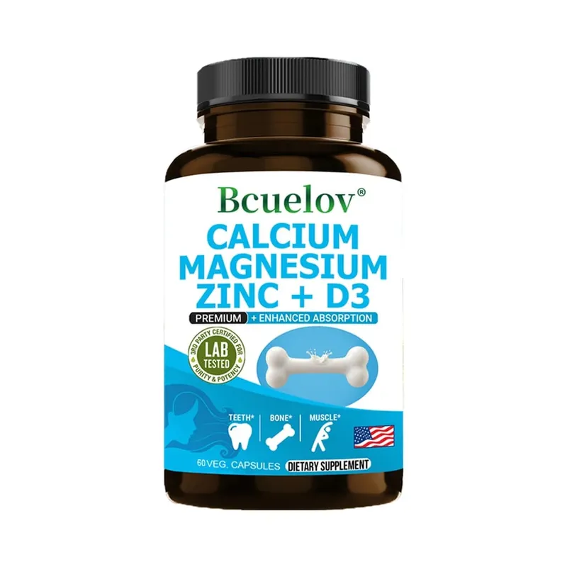 Bcuelov kalcium magnézium cink D3-vitamin kiegészítő - csontok fogak izmok idegek anyagcseréje fehérje szintézis immunrendszer