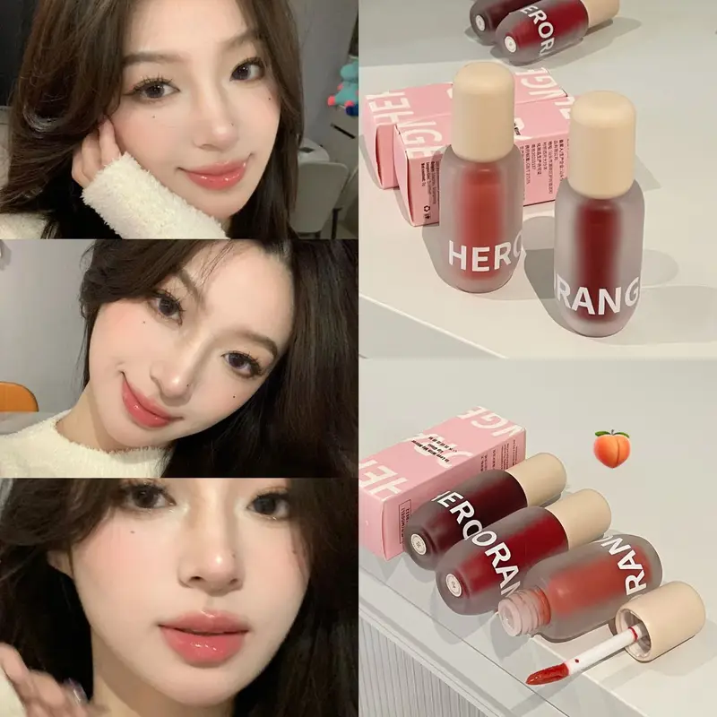Matte Frosted Lip Gloss Long-Wear Non-Sticky Liquid Lipstick Ενυδατικό χρωματισμένο Lip Tint Καθημερινό Καλλυντικό Μακιγιάζ — image 2
