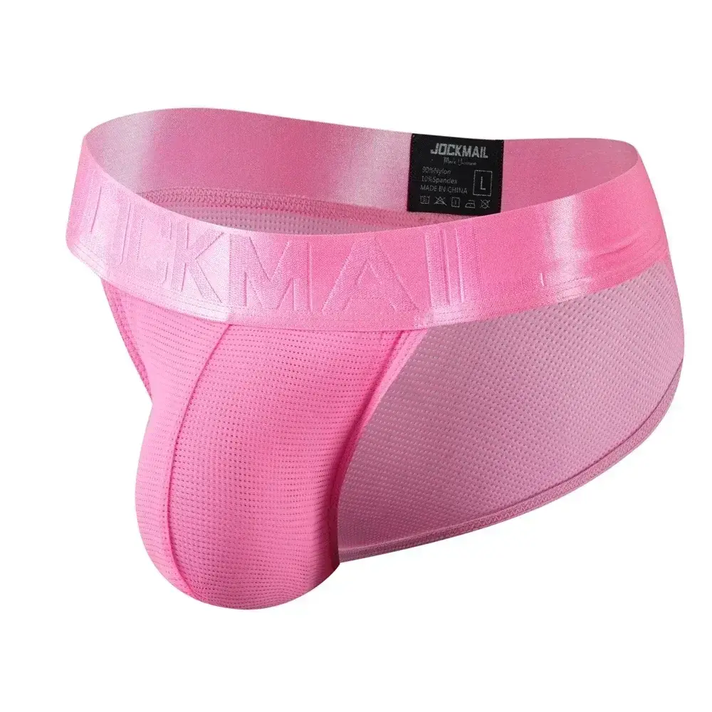 Man's Underwear Briefs Underpants Nylon Mesh Quick Dry Men's Briefs Bikini Slip Men's Tanga Briefs Jockstrap Gay Underwear