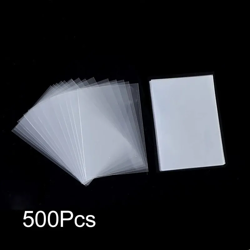 Bộ 100-500 Thẻ Tay Trong Suốt Trong Suốt Bảo Vệ Thẻ Giá Đỡ Cho Bảng Chơi Trò Chơi ID Giao Dịch Thư Mục Ảnh túi — image 11