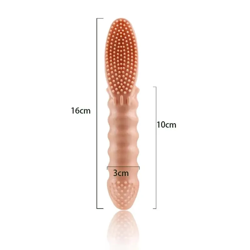 Ζευγάρια Clitoral Vagina Finger G Spot Vibrator Stimulator Massager Finger Sleeve Παιχνίδια για ενήλικες Ερωτικά παιχνίδια σεξ για γυναίκες Άντρες