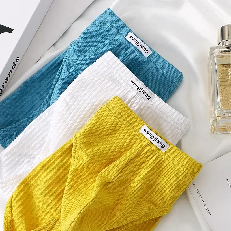 Men's Ribbed Cotton Separate Pouch Briefs Breathable Low Rise Soft Stretch Underwear Panties 1PC — image 22