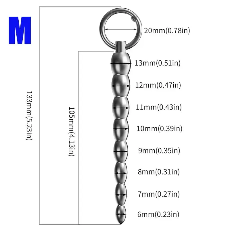 Fém Horse Eye Stick péniszdugó Húgycső gyöngy elektromos sokk Húgycső stimulátor Hangos maszturbáció Climax Szexjáték férfiaknak