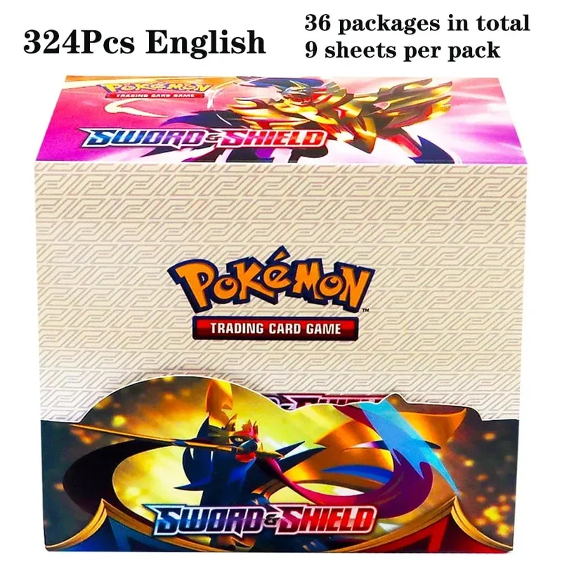 324Pcs Pokemon TCG: Sword & Shield Tempest Bonds Booster Box Trading Card Game Pokemon Kids Toys Επιτραπέζιο παιχνίδι — image 30