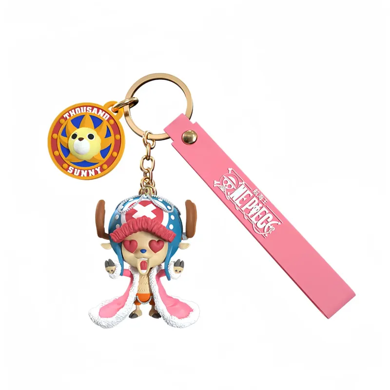 Γνήσιο ONE PIECE Anime Figure Monkey D Luffy Chopper Μπρελόκ με κινούμενα σχέδια Τσάντα στολίδι Κούκλες Παιδικό δώρο γενεθλίων Δώρα Χριστουγέννων — image 8