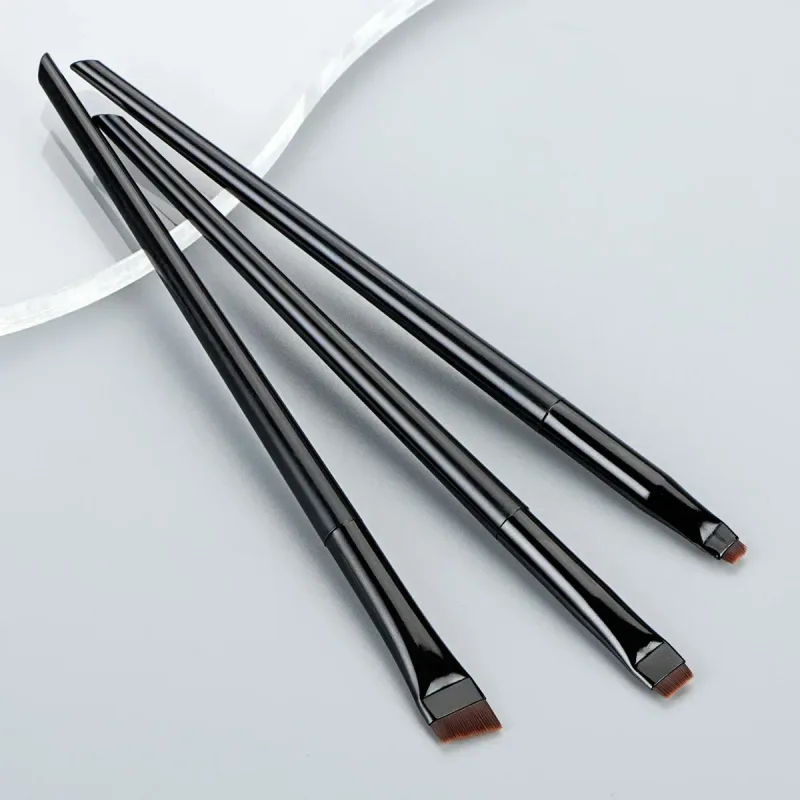 3 Cái/bộ Lưỡi Dao Kẻ Mắt Bàn Chải Lông Mày Di Động Phẳng Mỹ Kẻ Viền Mắt Lông Mày Đường Viền Trang Điểm Mỹ Phẩm Làm Đẹp Dụng Cụ Trang Điểm — image 8