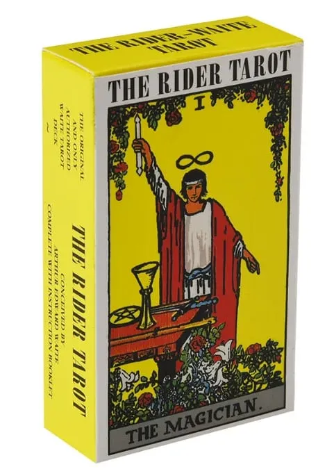 Klasszikus Ethereal Visions Illuminated Tarot The Rider Tarot pakli kártyák kezdőknek Jóslás Kiadás Borad játék