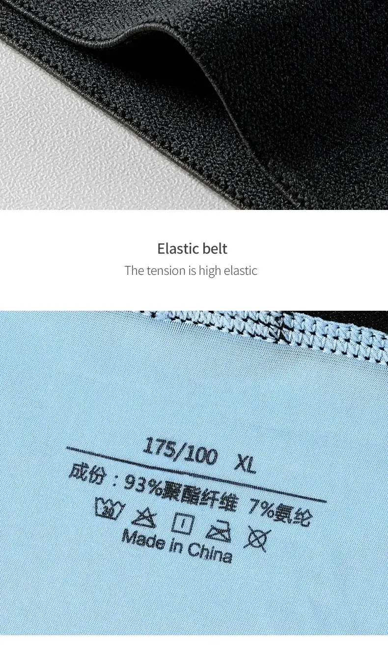 5PCS Men's ice silk seamless underpants 3D punch bag, cool, breathable, comfortable in summer, flat-angled bottom underpants — image 13