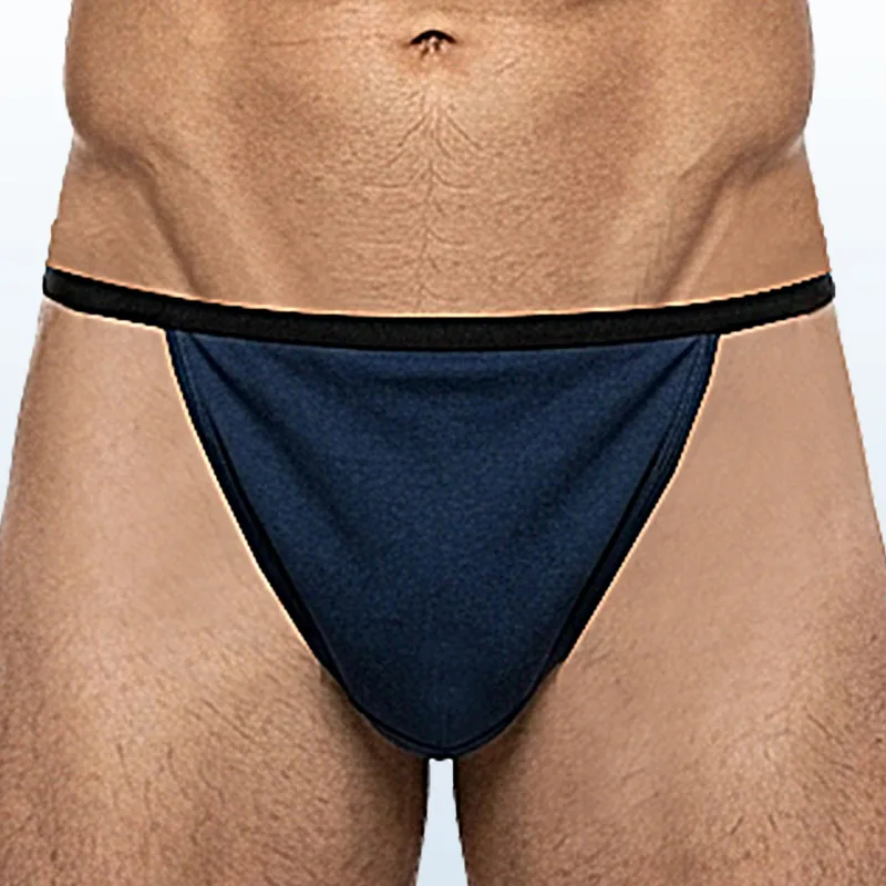3PCS Men's Japanese Style Fundoshi Cotton Underwear, Breathable Comfort Sports Thong for Men, No Pouch, Sexy Loincloth Private