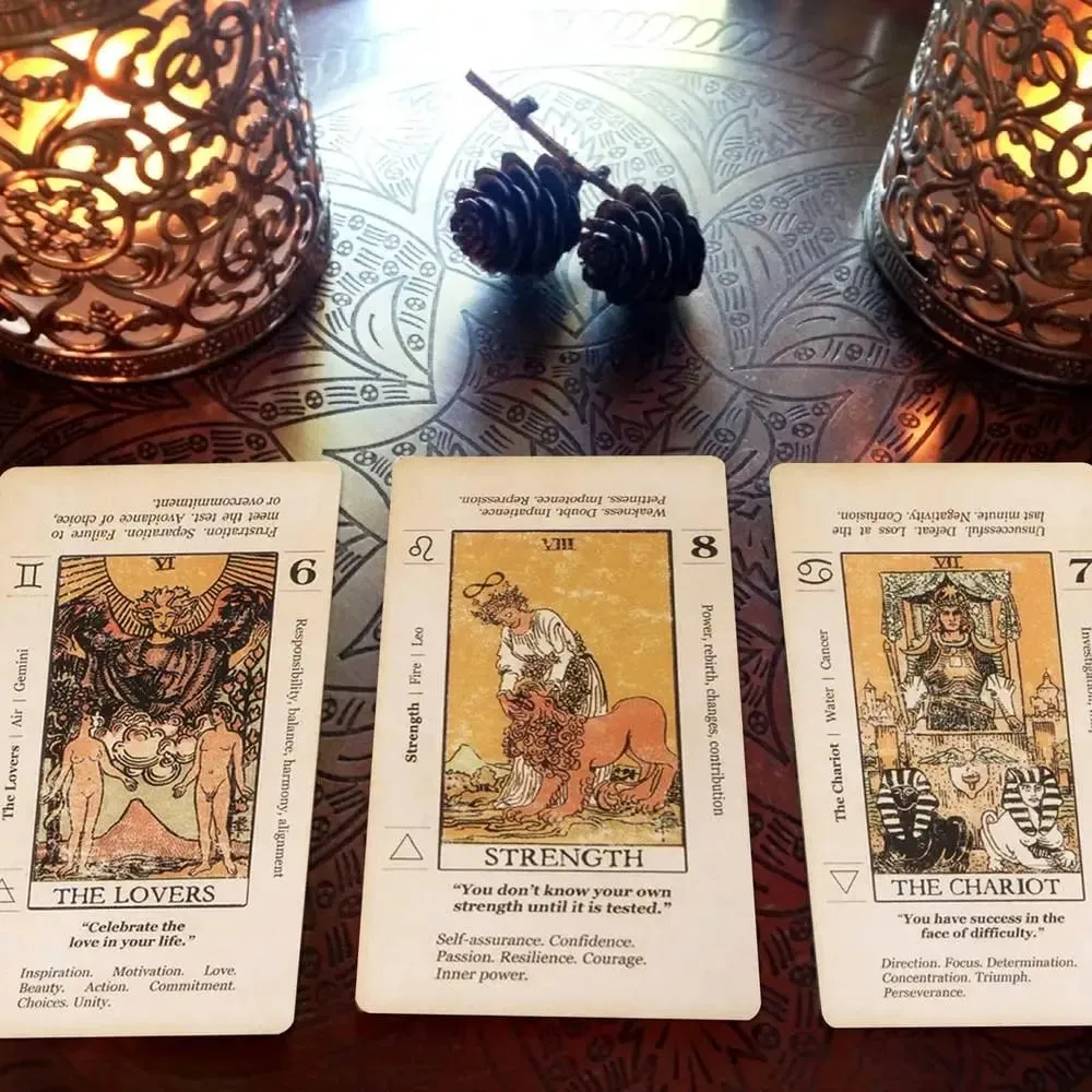 Tarot kártya jelentéssel Kezdő Tarot Kulcsszó Antikolt Tarot Pakli Tanuld meg a Tarot 78 kártya megfordítva