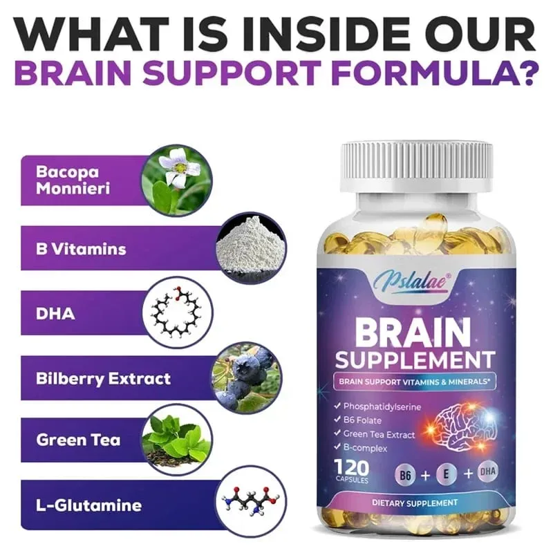 Brain Supplement - Contains B Vitamins To Support Brain Health Improve Cognitive Function and Enhance Memory and Concentration — image 5