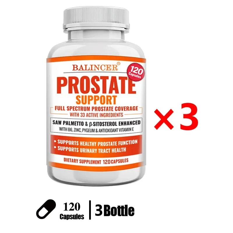 Prostate Supplements Saw Palmetto Prostate Health Support with 33 Ingredients for Healthy Urination Frequency & Improve Sleep — image 9