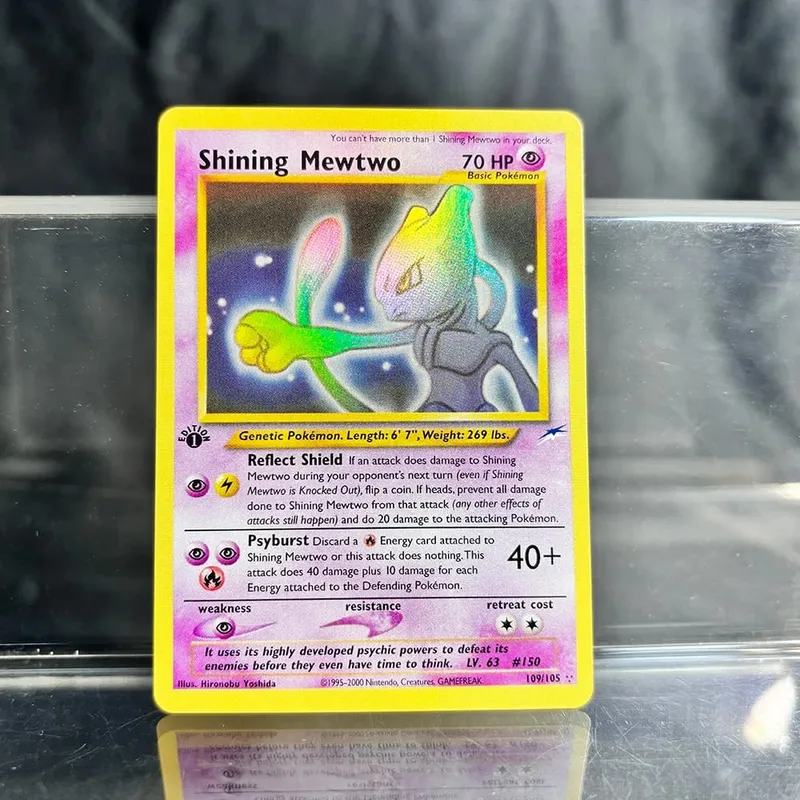 כרטיסי PKM הולוגרפיים בודדים Charizard EX Pikachu מהדורה 1 Neo Mewtwo PTCG כרטיסי פרוקסי אוסף כרטיסי קרב מתנות צעצועים — image 8
