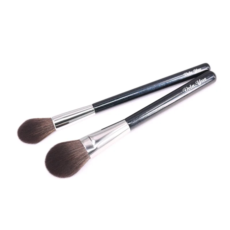 Vela.Yue 2pcs Makeup Brushes Set for Face Powder Blusher Highlighters Luminizers Cosmetics Beauty Tools Kit