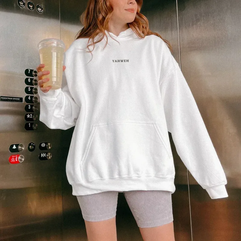 20256 Heren Bestseller Christian YAHWEH Hoodies Jesus Hombre Mode Populaire Streetwear Brief Gedrukt Vrouwen Hoody