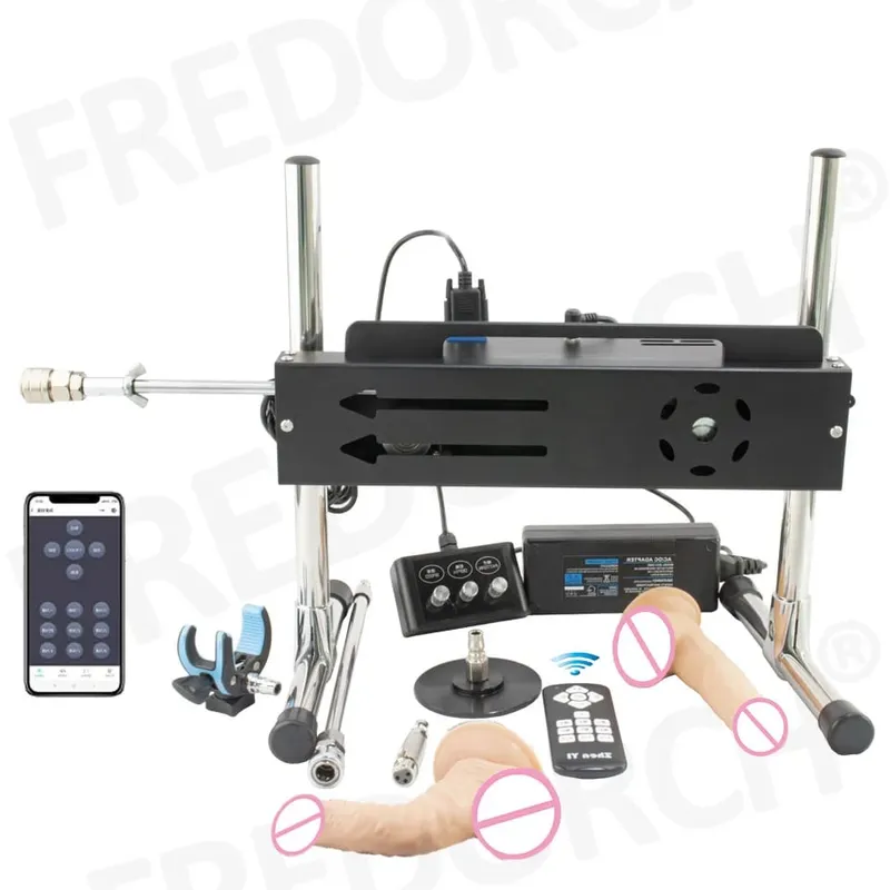 Νέα εφαρμογή Sex Machine & Wired & Wireless Control Turbo Gear Powerful Machine Love with Dildo for Adults Masturbation