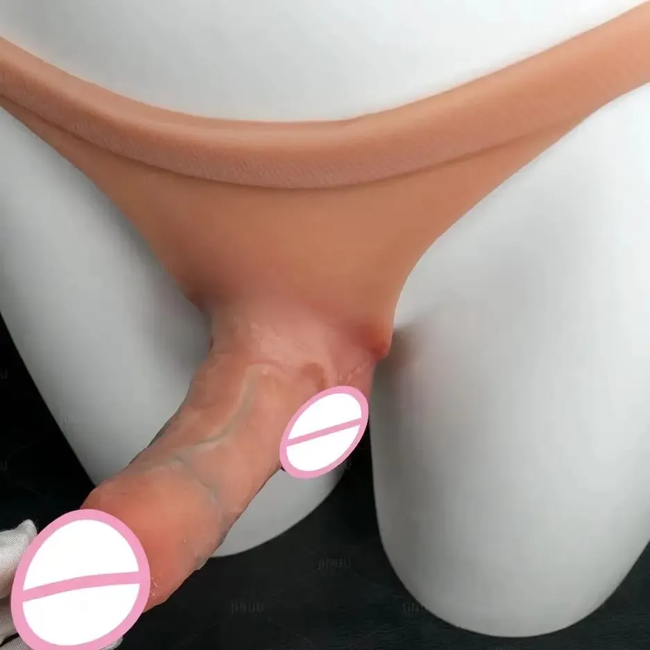 Silicone Strap on Dildo Para sa Lesbian Gay Reusable Solid Penis Dick Skin Feeling Dildo Pantalon Strapon Penis Sex Toys para sa Babae 18+